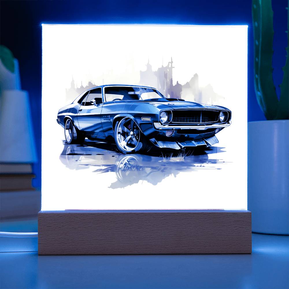 Muscle Car 03 - Square Acrylic Plaque