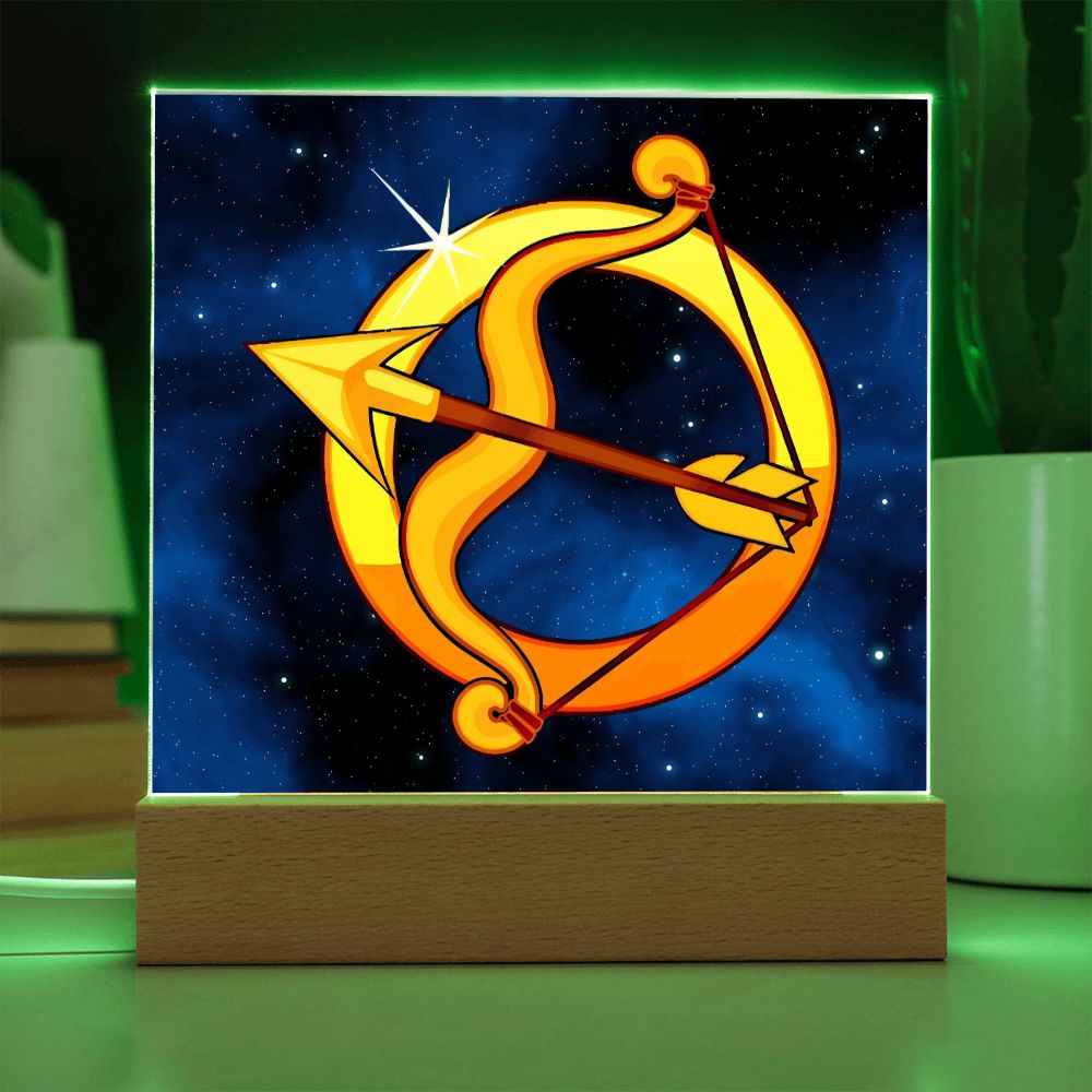 Zodiac Sign Sagittarius - Square Acrylic Plaque