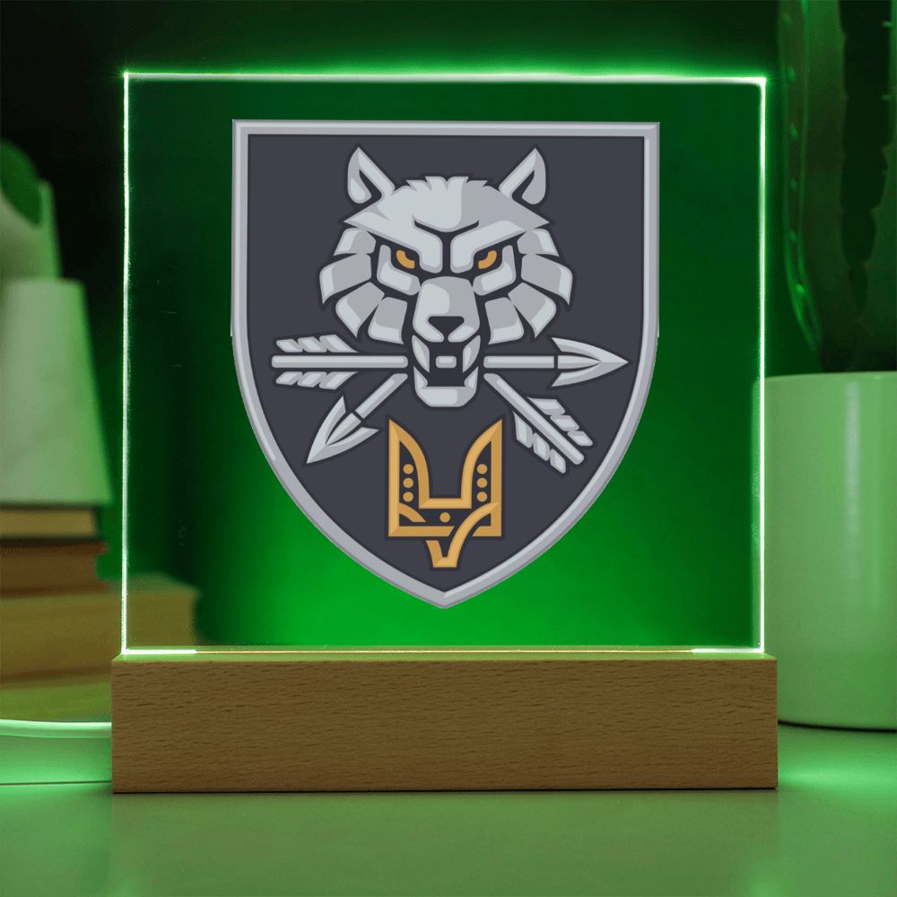 Special Operations Forces Command (Ukraine) - Square Acrylic Plaque
