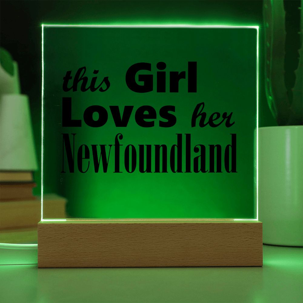 Newfoundland - Square Acrylic Plaque