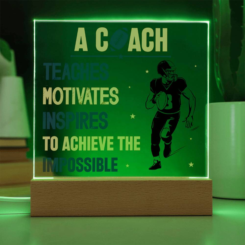 A Coach - Square Acrylic Plaque