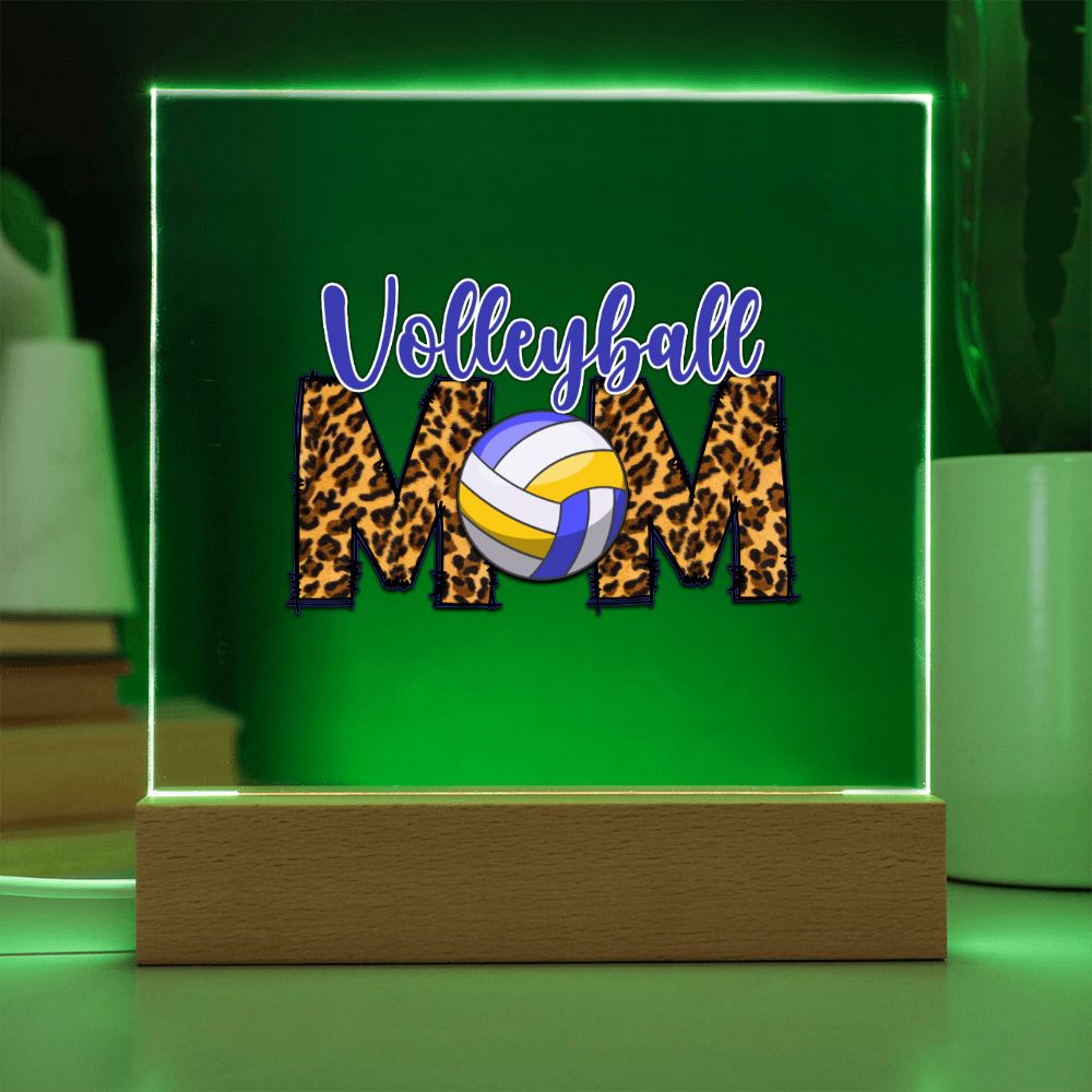 Volleyball Mom - Square Acrylic Plaque