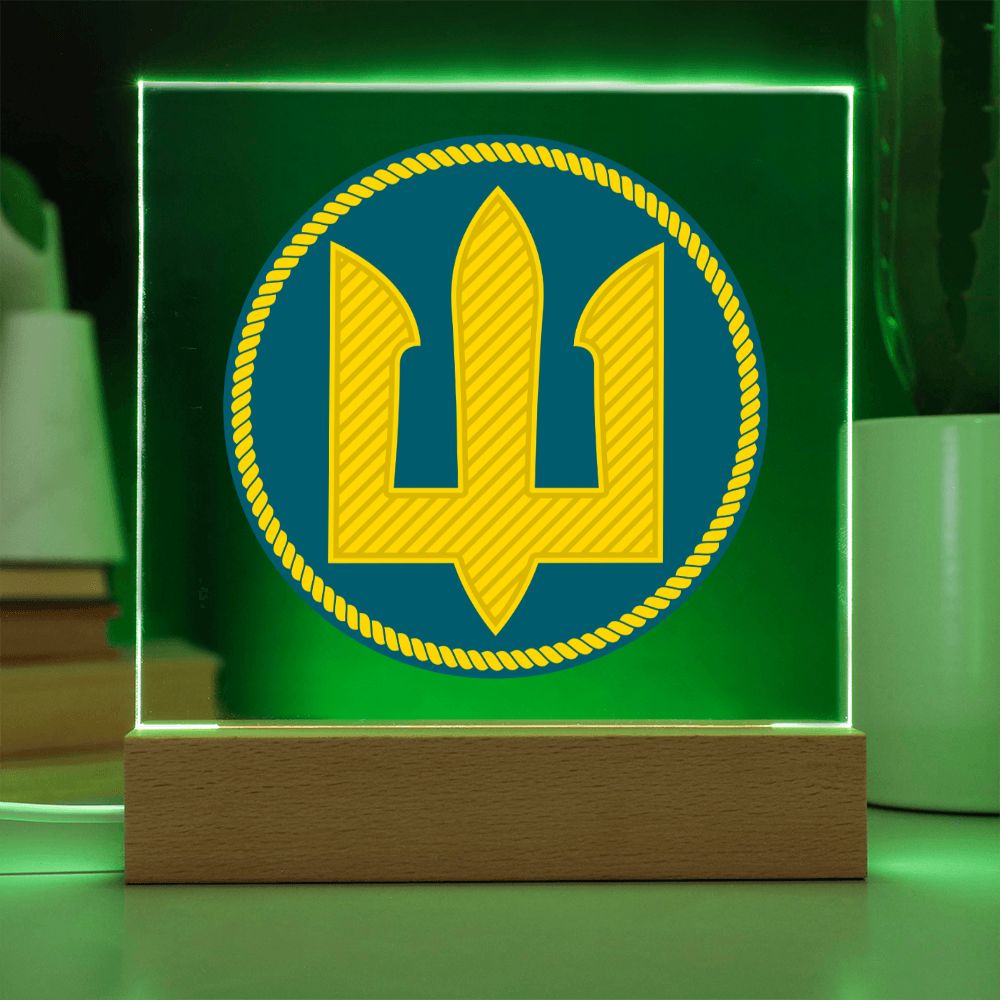 Marine Infantry (Ukraine) - Square Acrylic Plaque
