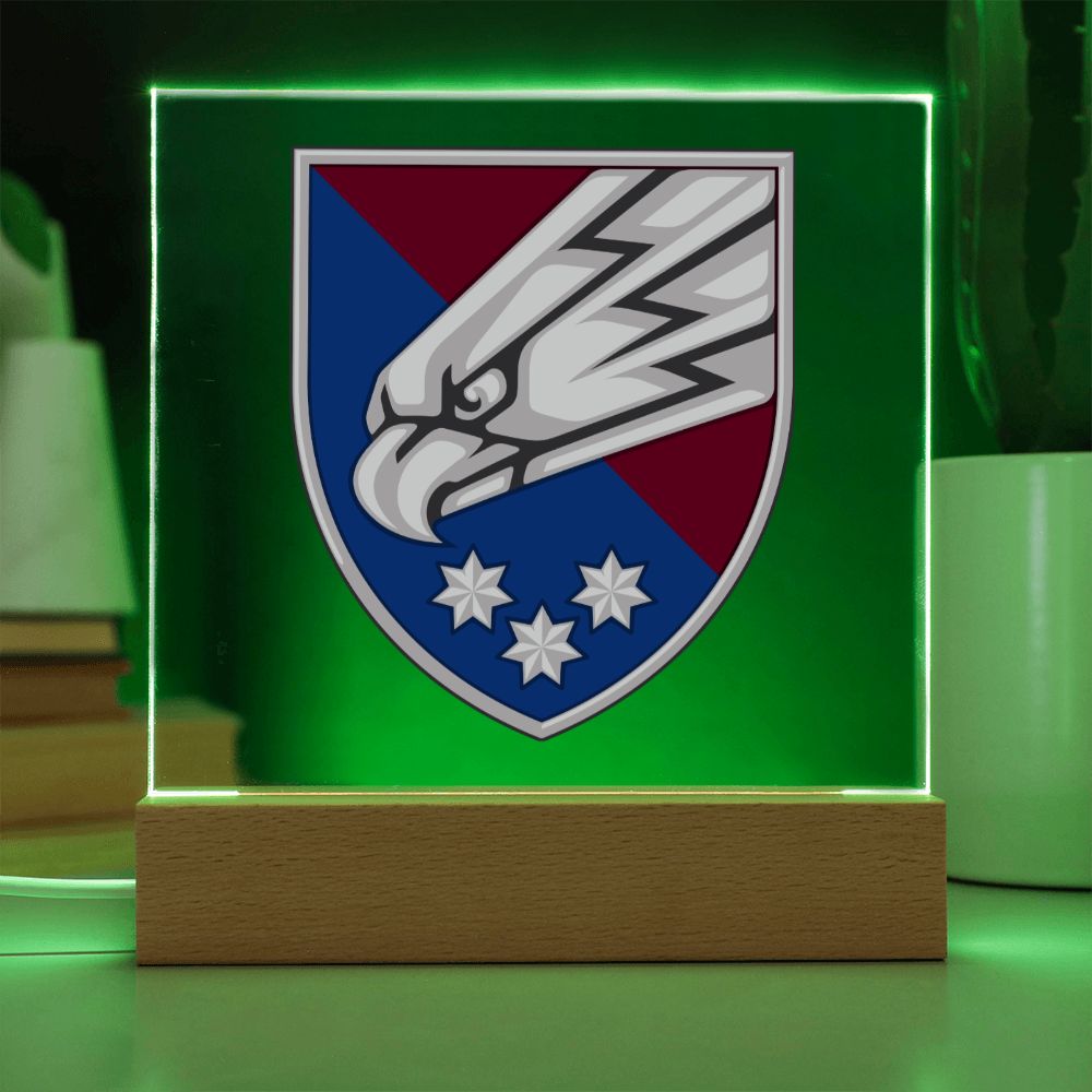 25th Airborne Brigade (Ukraine) - Square Acrylic Plaque