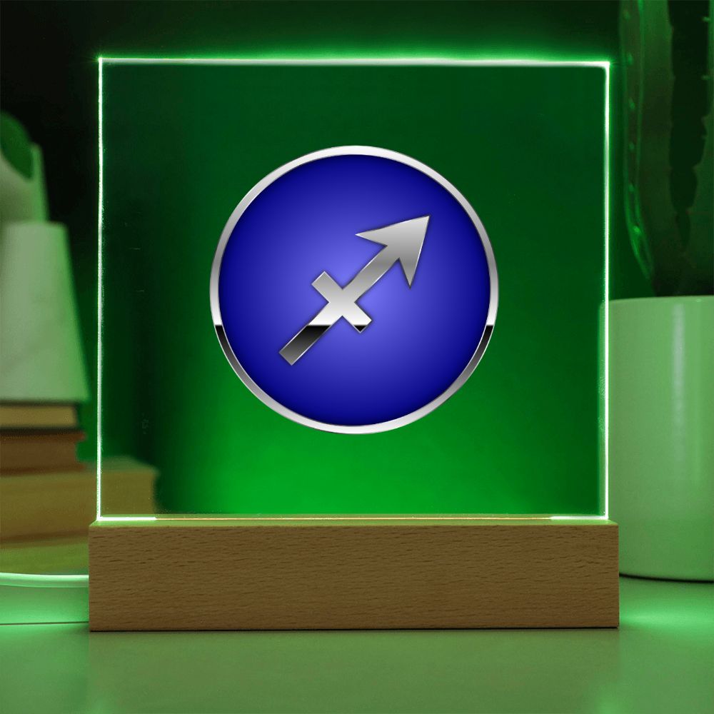 Zodiac Sign Sagittarius v2 - Square Acrylic Plaque
