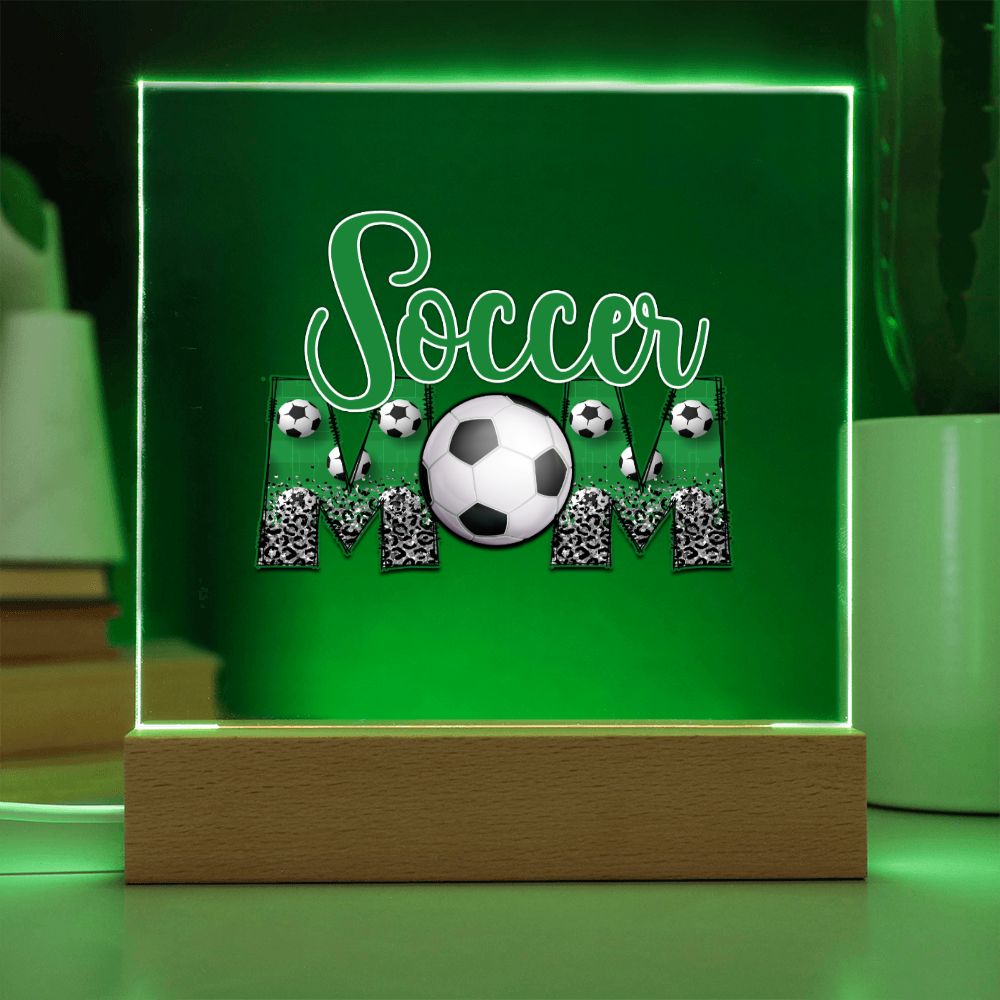 Soccer Mom - Square Acrylic Plaque