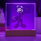 Monkey - LED Night Light Square Acrylic Plaque