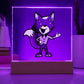Fox - LED Night Light Square Acrylic Plaque