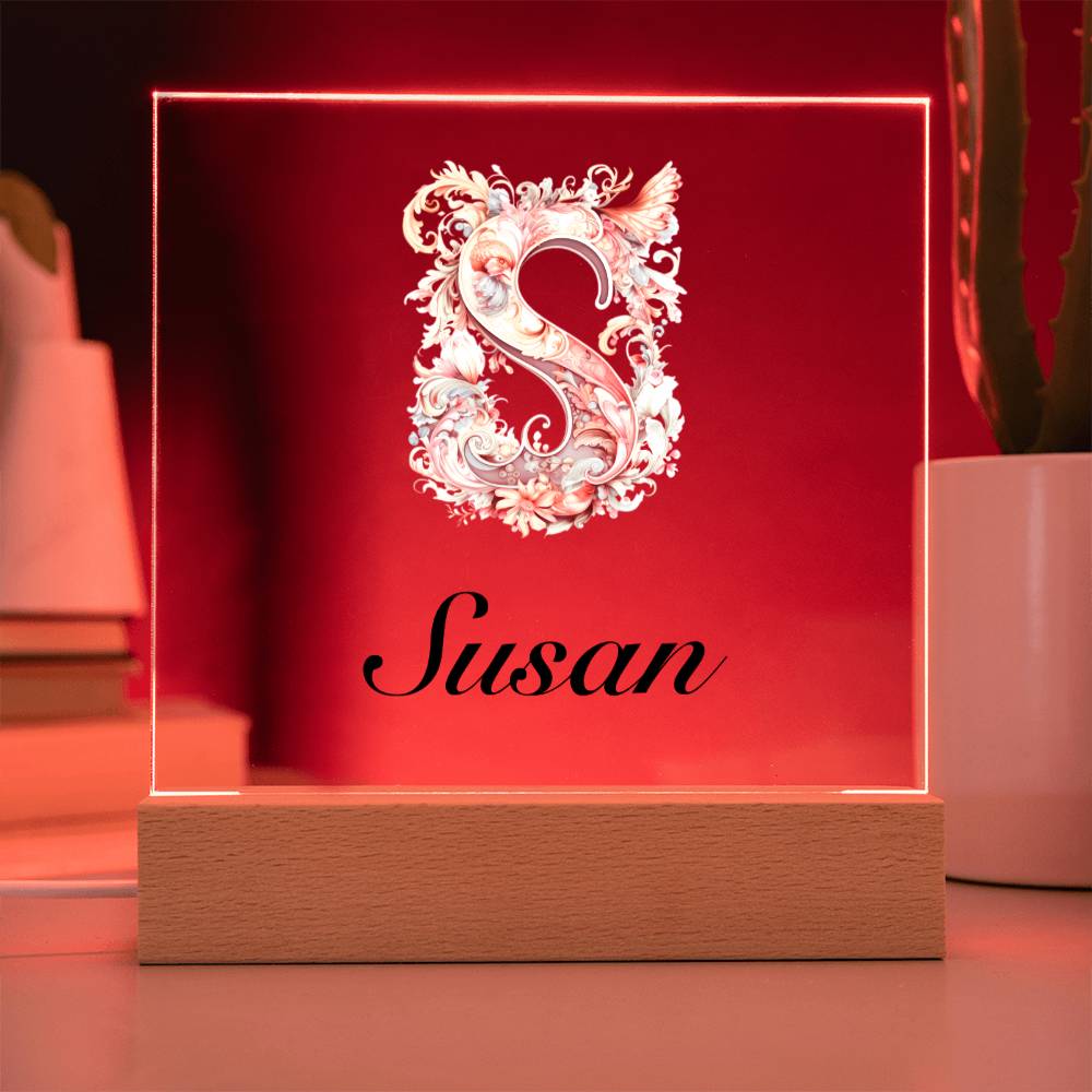 Susan 01 - Square Acrylic Plaque