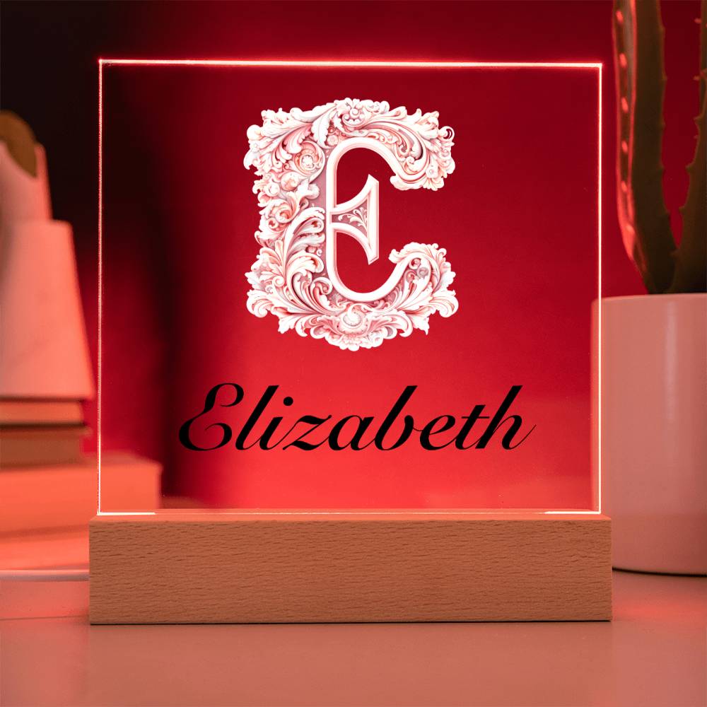 Elizabeth 01 - Square Acrylic Plaque