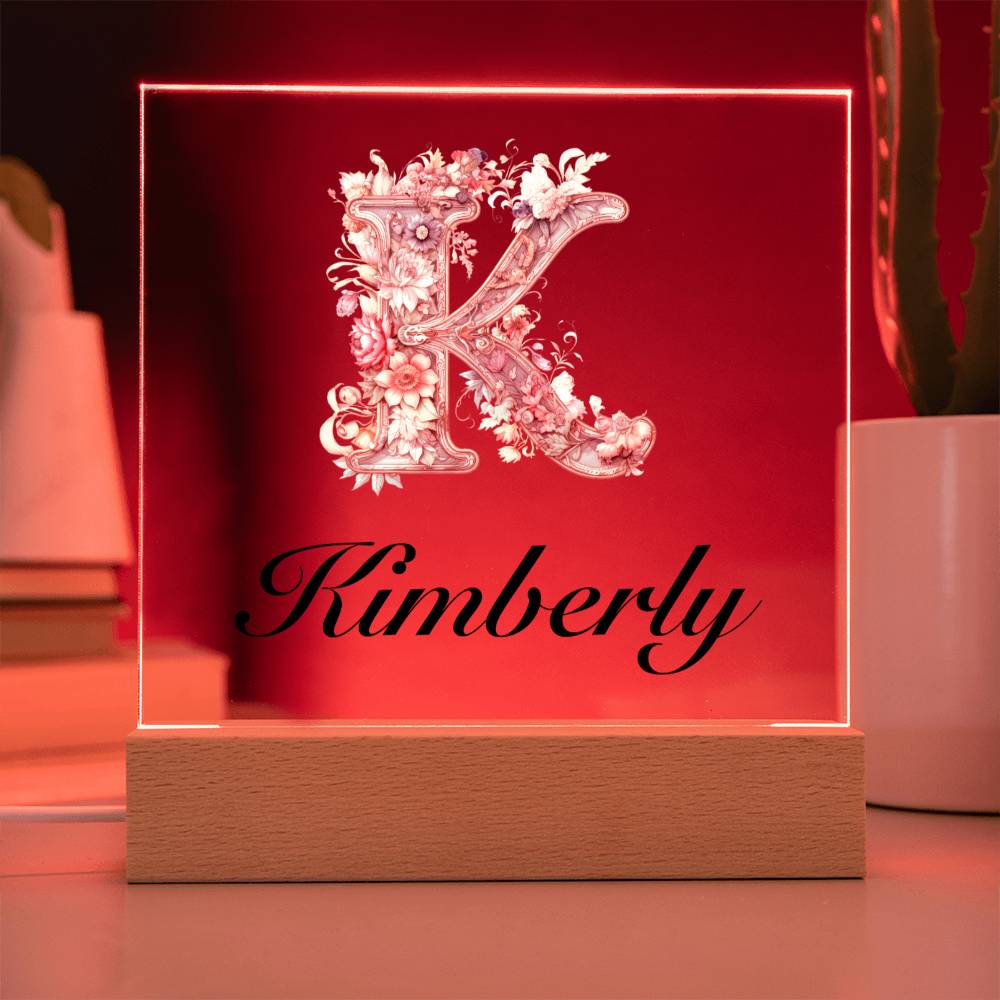 Kimberly 01 - Square Acrylic Plaque