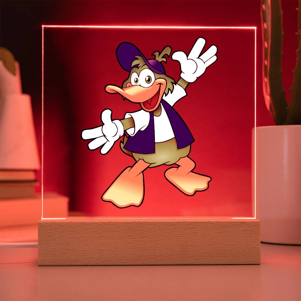 Duck - LED Night Light Square Acrylic Plaque