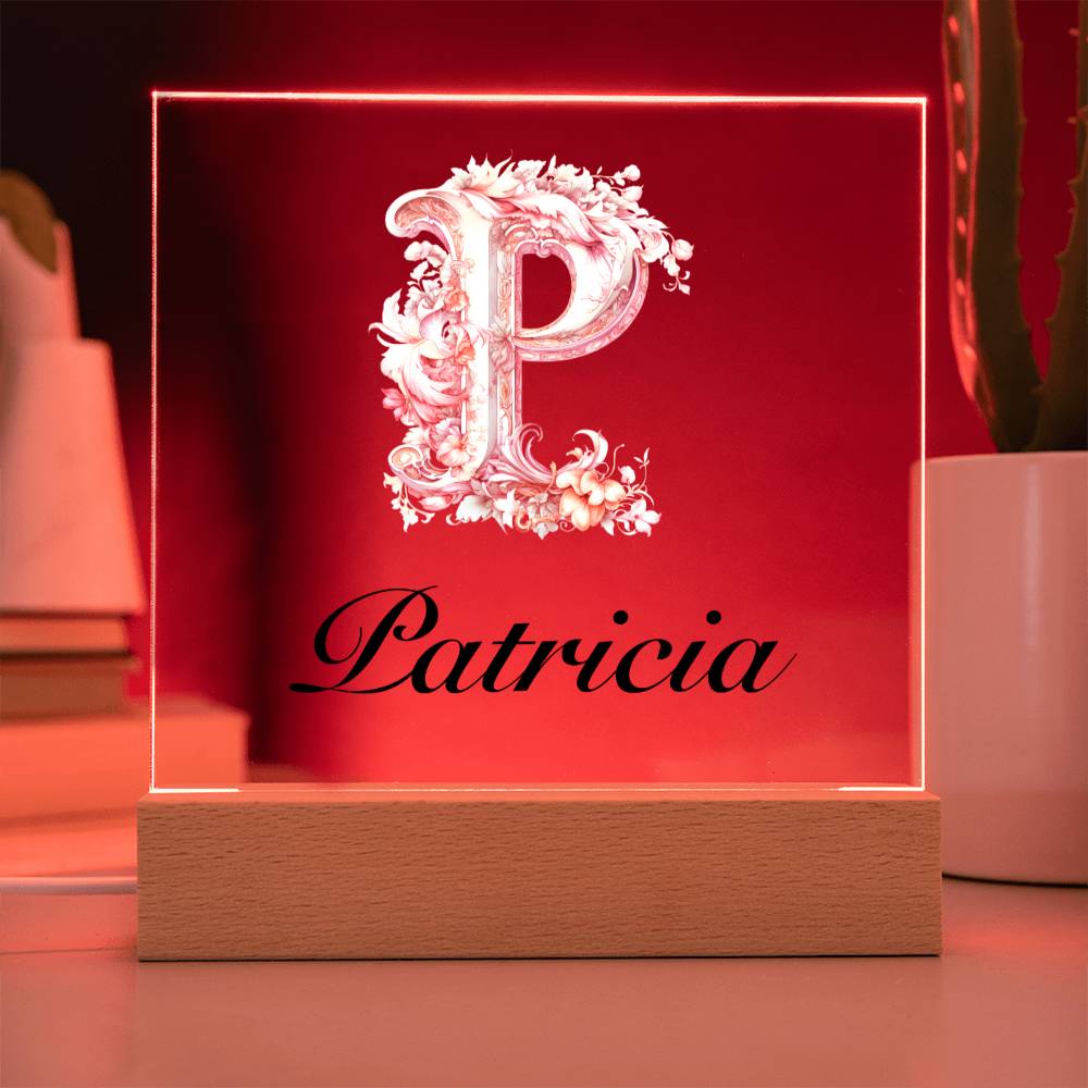 Patricia 01 - Square Acrylic Plaque