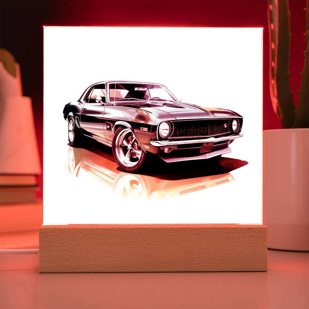 Muscle Car 11 - Square Acrylic Plaque