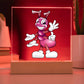 Purple Ant - LED Night Light Square Acrylic Plaque