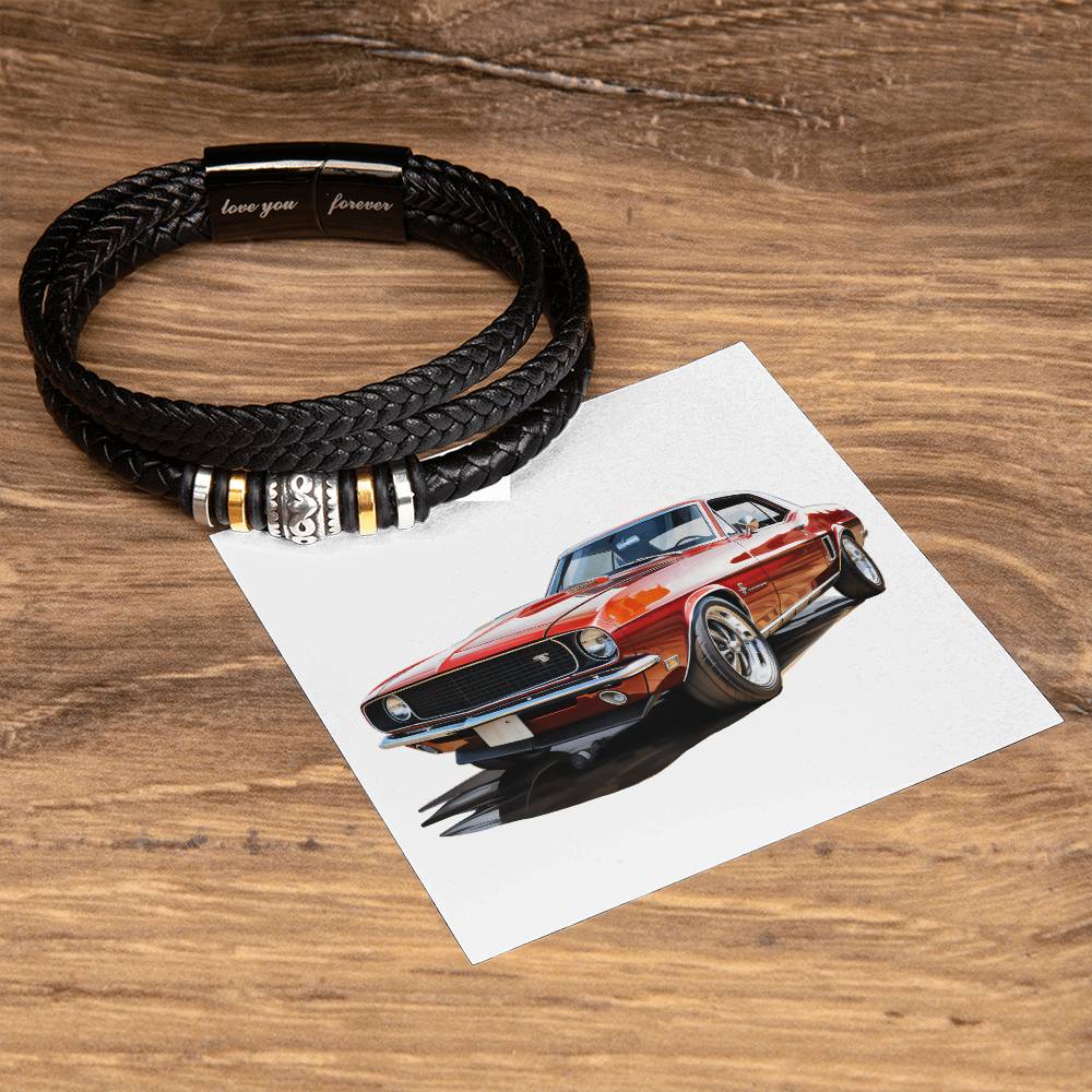 Muscle Car 01 - Men's "Love You Forever" Bracelet