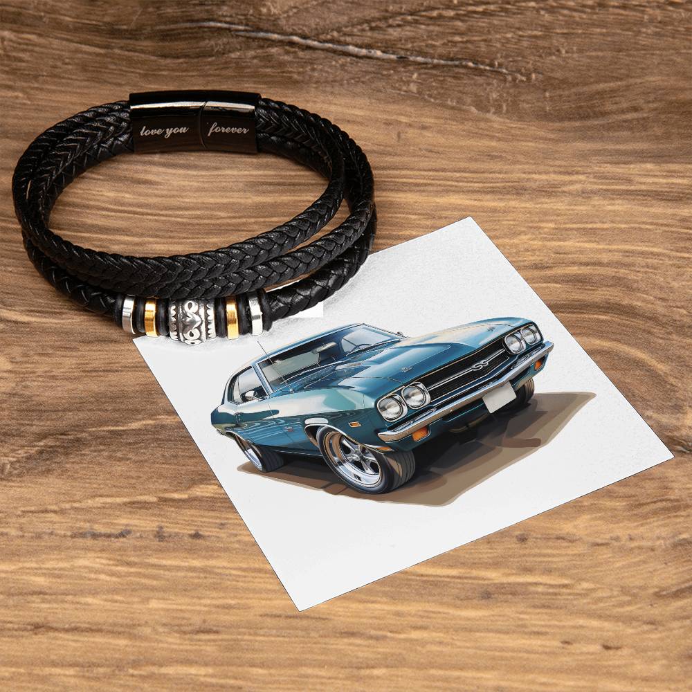 Muscle Car 05 - Men's "Love You Forever" Bracelet