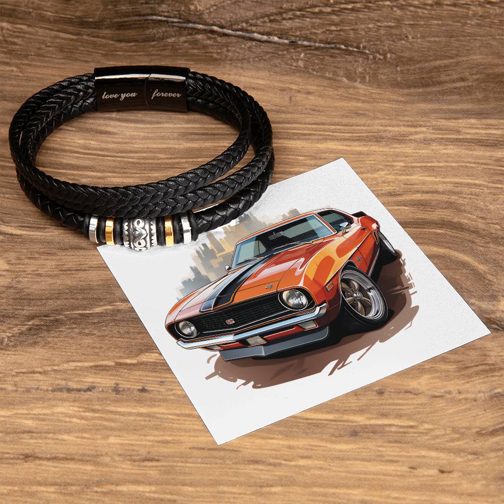 Muscle Car 08 - Men's "Love You Forever" Bracelet