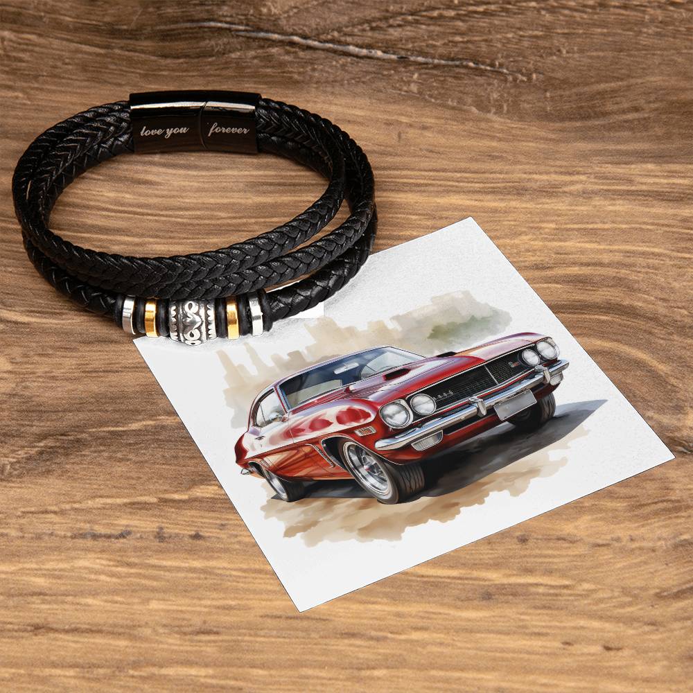 Muscle Car 06 - Men's "Love You Forever" Bracelet