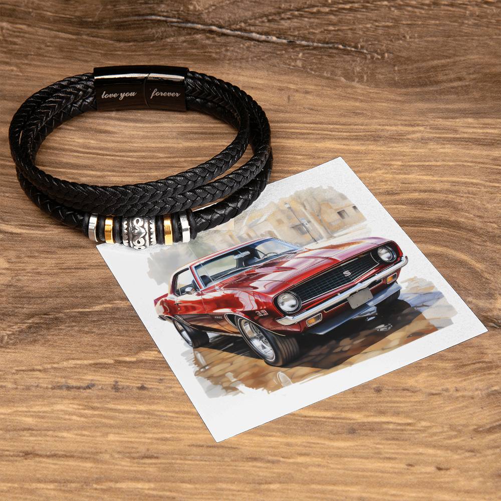 Muscle Car 04 - Men's "Love You Forever" Bracelet