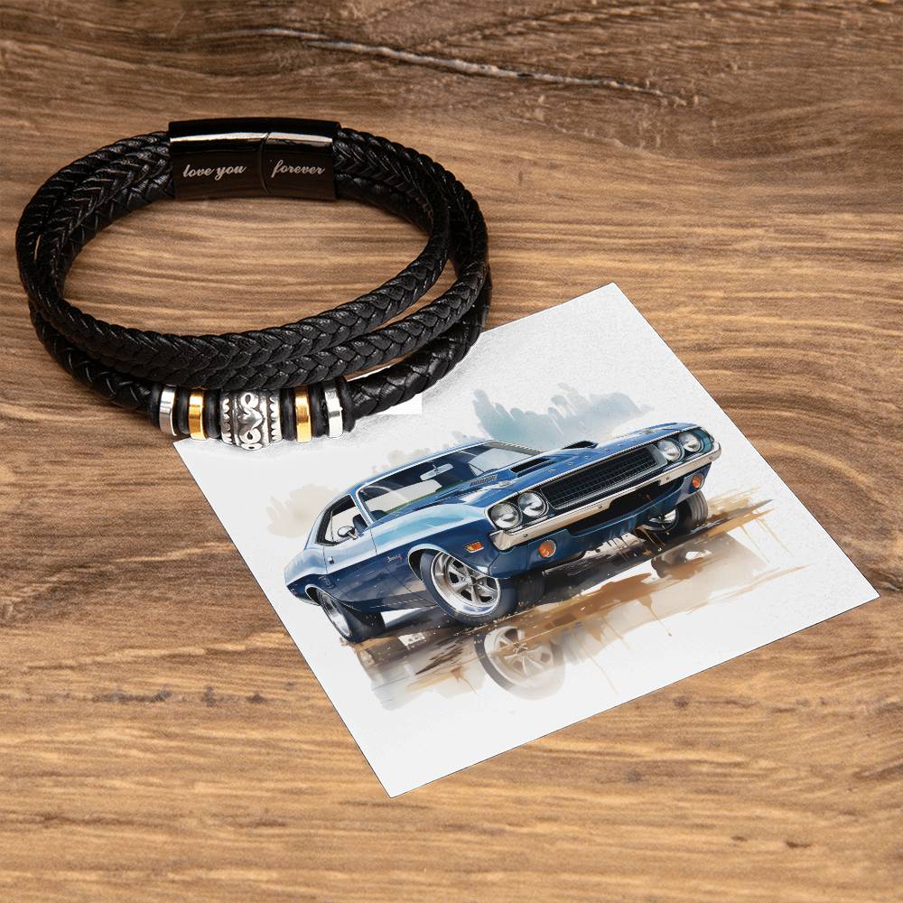 Muscle Car 02 - Men's "Love You Forever" Bracelet