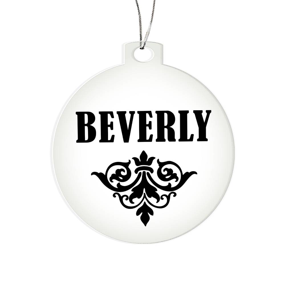 Beverly v01 - Acrylic Ornament