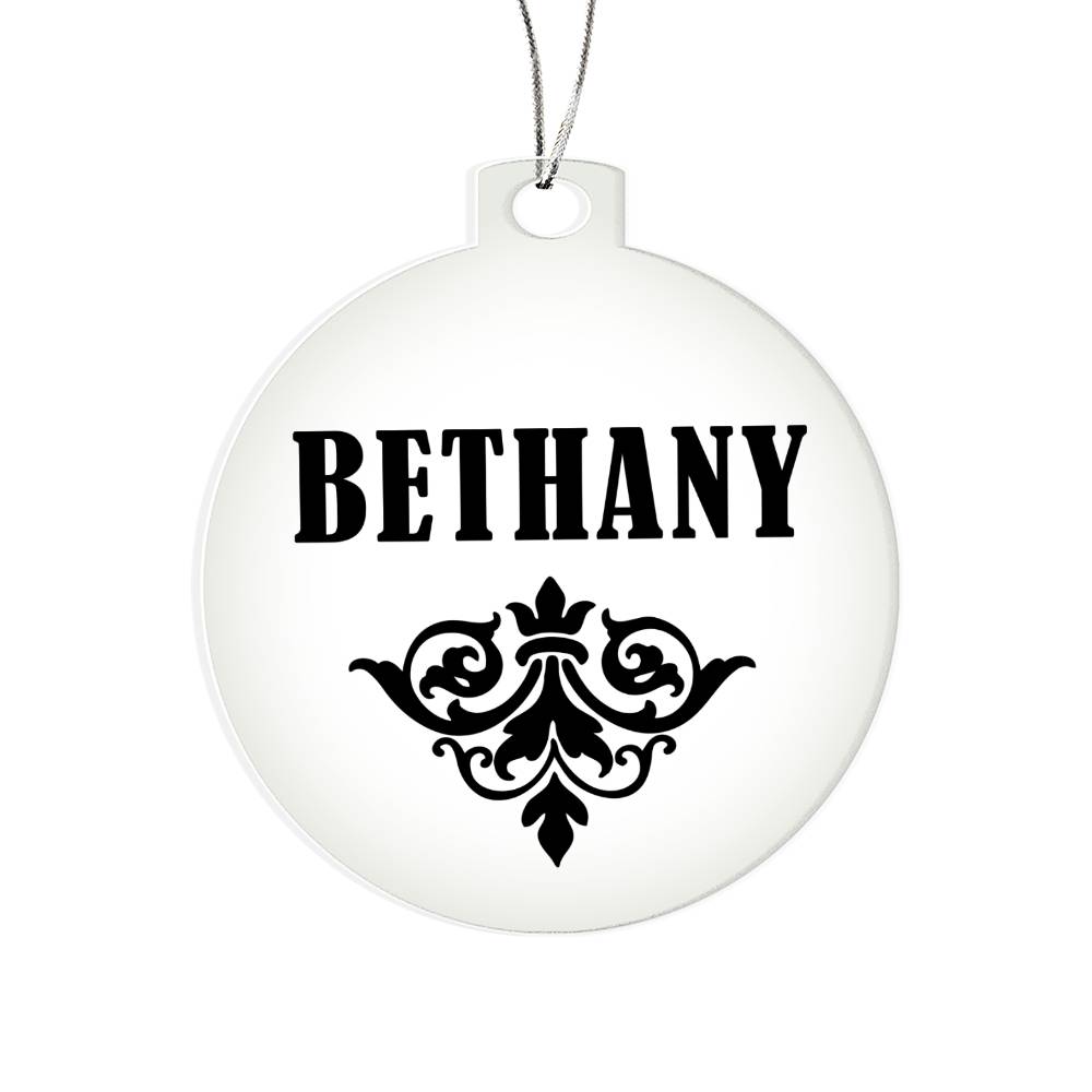 Bethany v01 - Acrylic Ornament