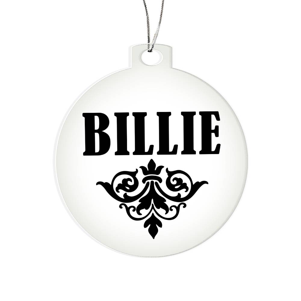 Billie v01 - Acrylic Ornament