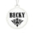 Becky v01 - Acrylic Ornament