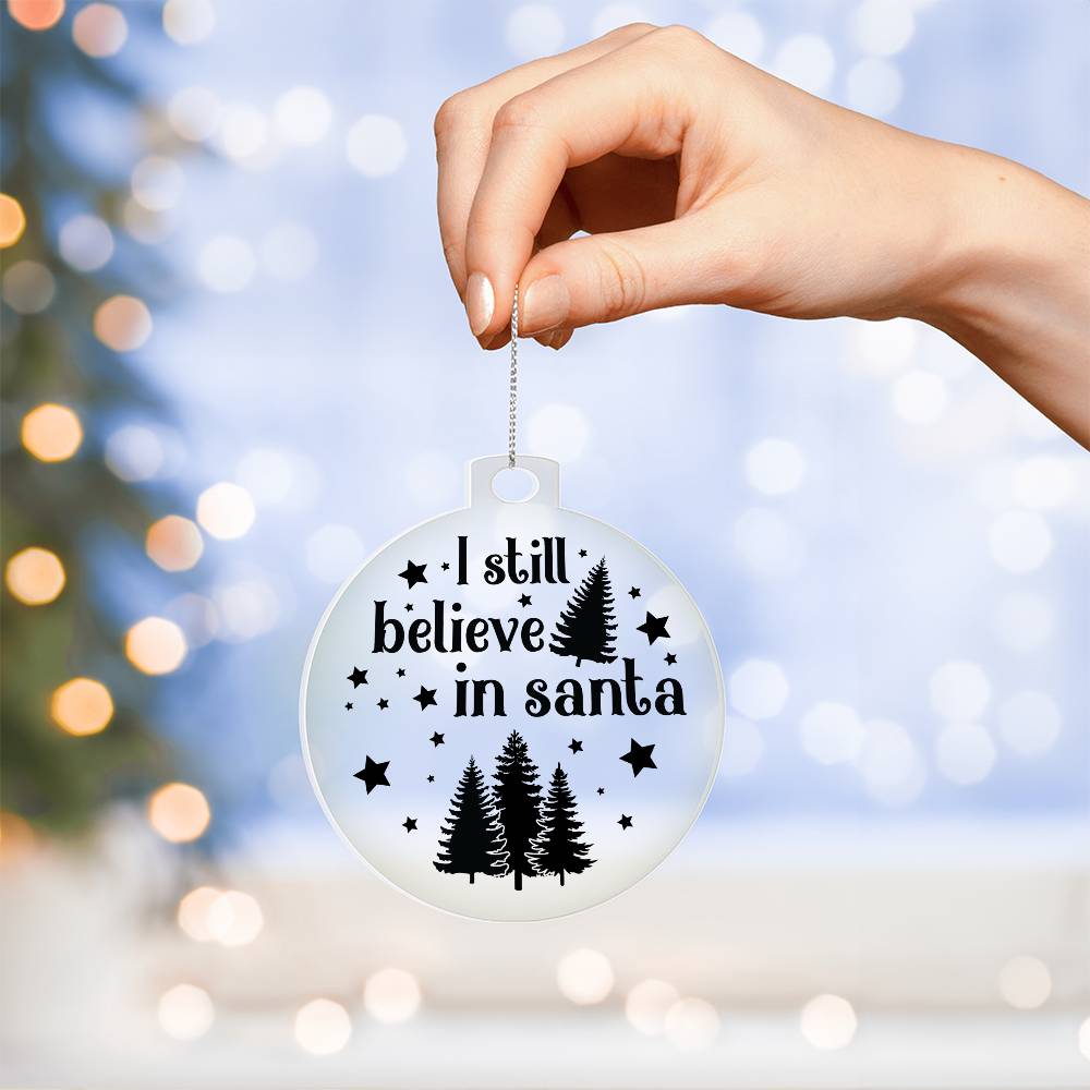 Family Christmas 010 - Acrylic Ornament