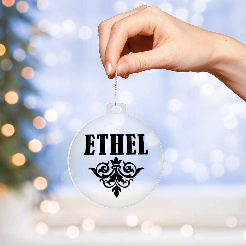Ethel v01 - Acrylic Ornament