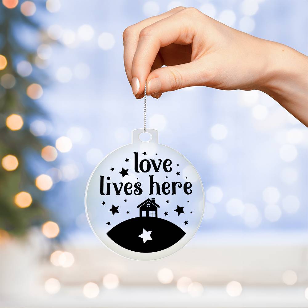 Family Christmas 011 - Acrylic Ornament