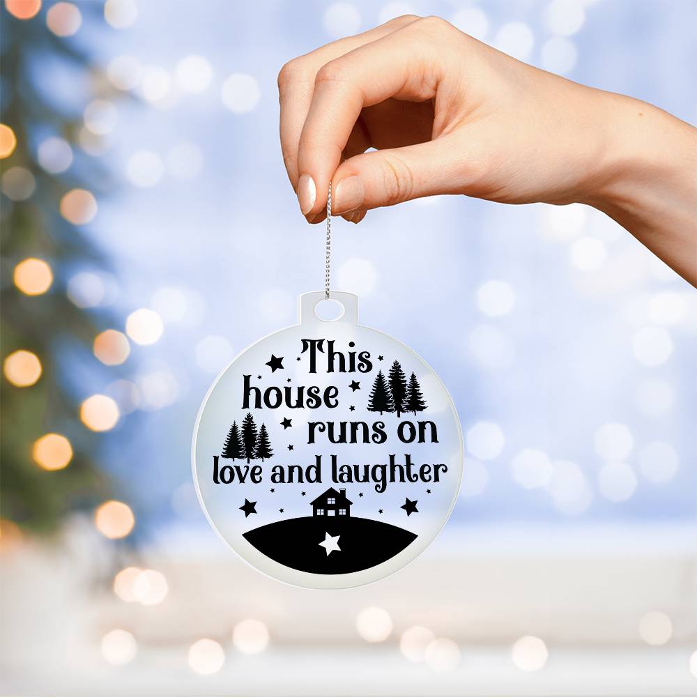 Family Christmas 016 - Acrylic Ornament