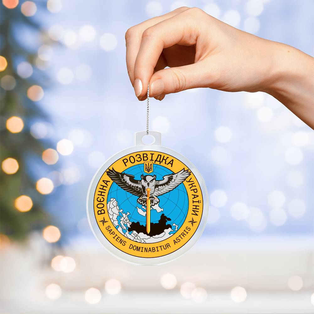 Main Directorate of Intelligence (Ukraine) - Acrylic Ornament