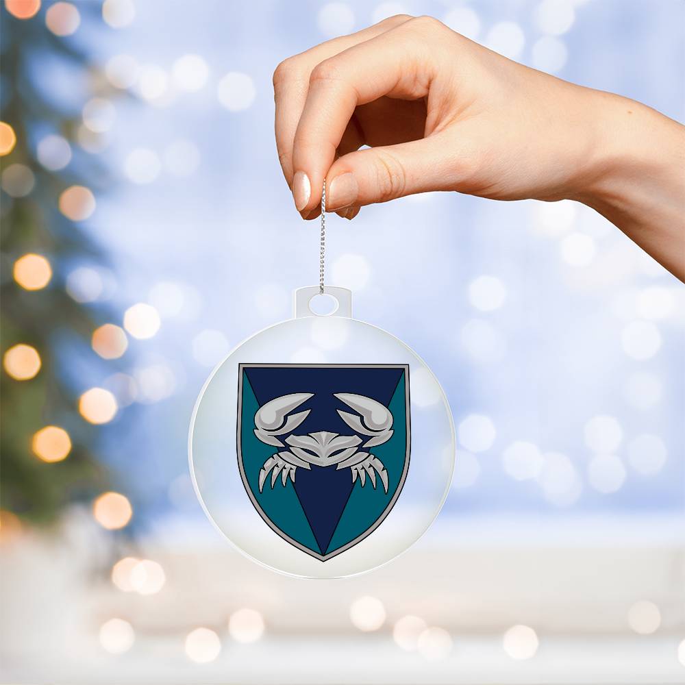 34th Coastal Defence Brigade (Ukraine) - Acrylic Ornament