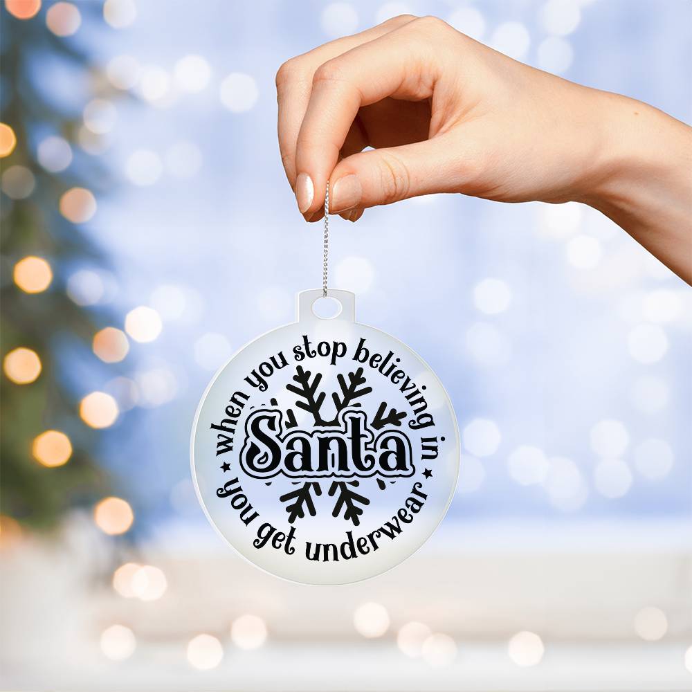 Family Christmas 020 - Acrylic Ornament