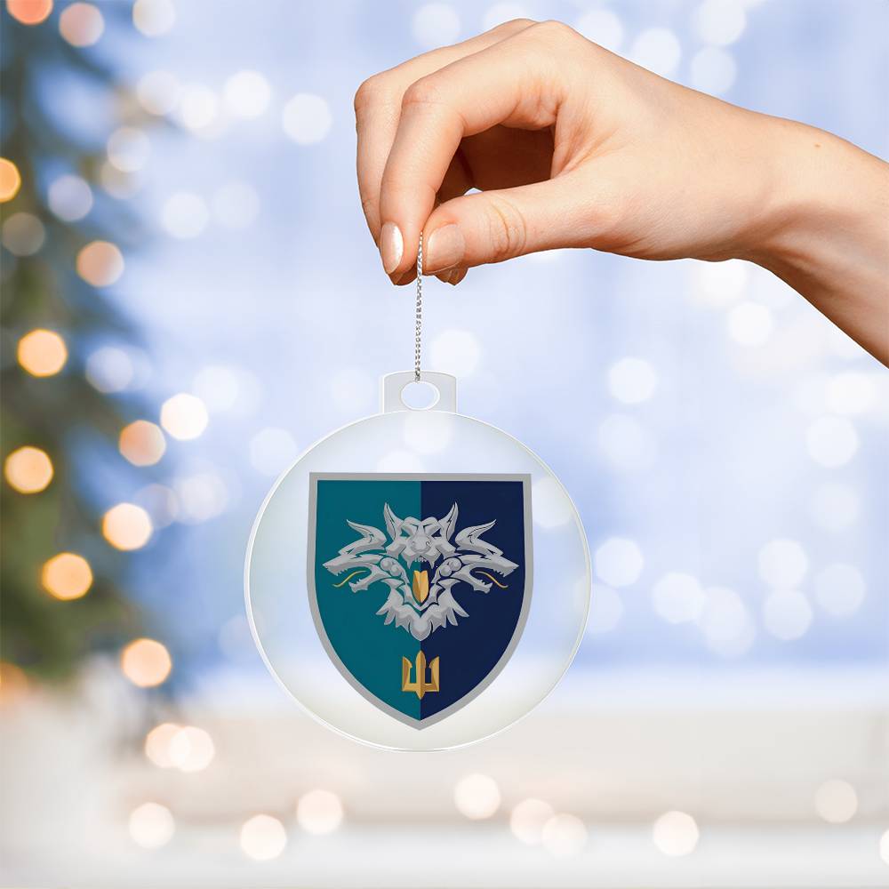 38th Marine Brigade (Ukraine) - Acrylic Ornament