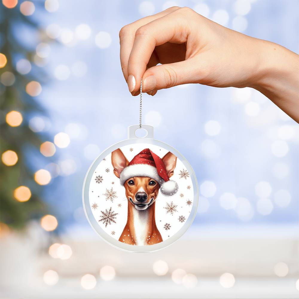 Christmas Dog - Cirneco dell’Etna - Acrylic Ornament