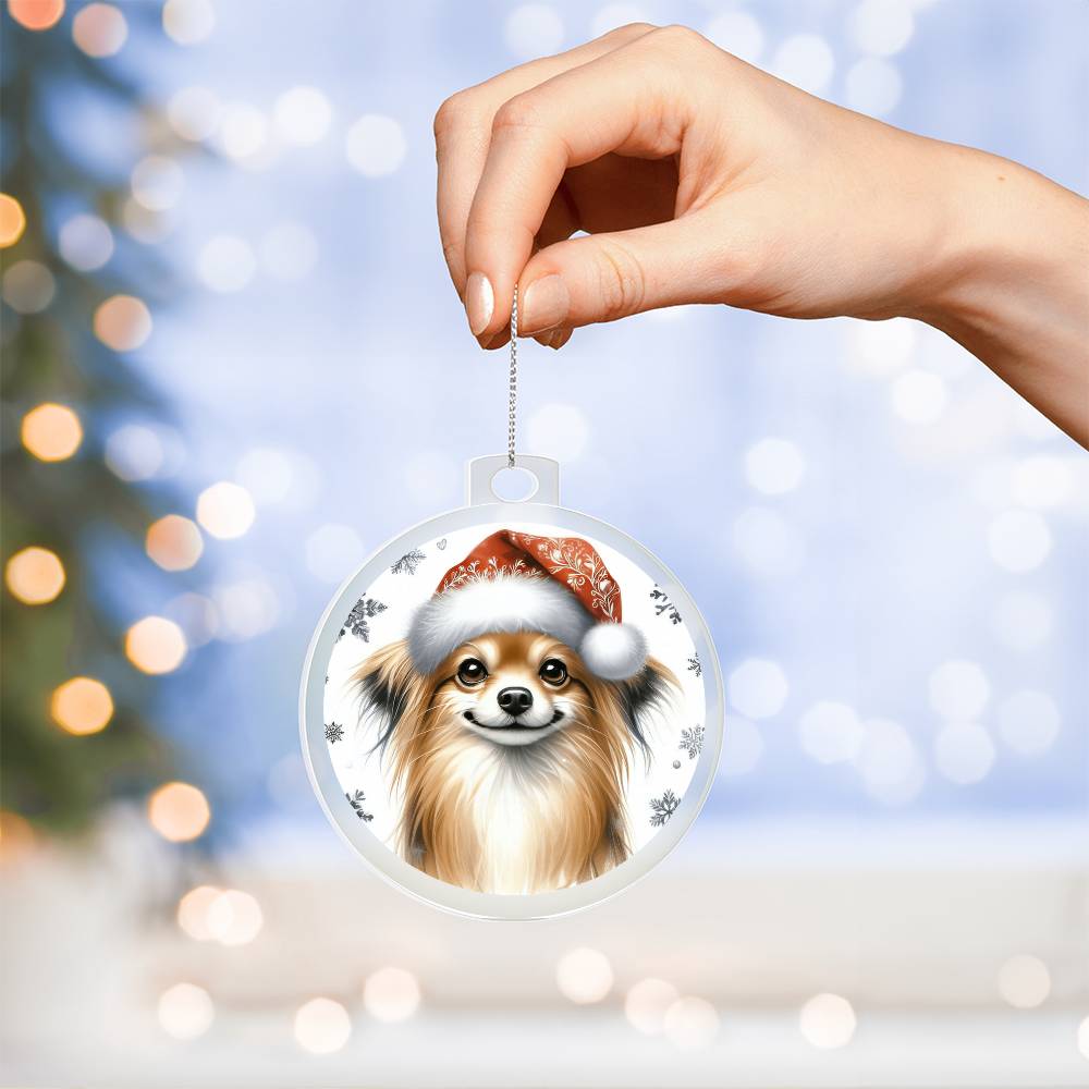 Christmas Dog - Russian Toy - Acrylic Ornament