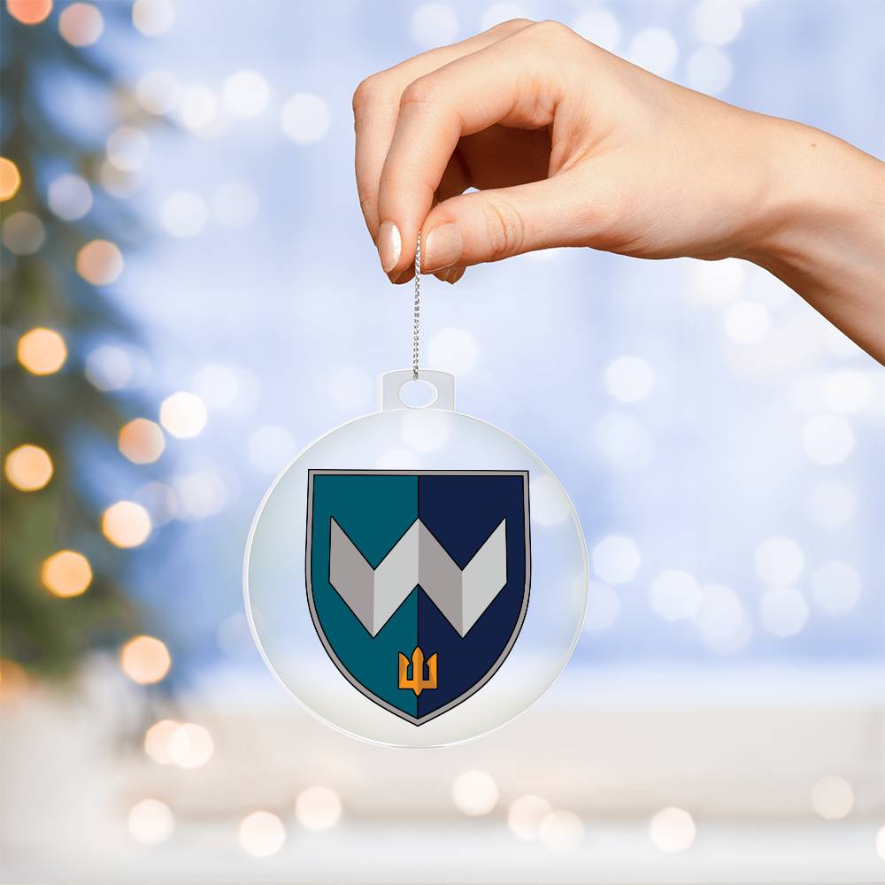 39th Coastal Defense Brigade (Ukraine) - Acrylic Ornament