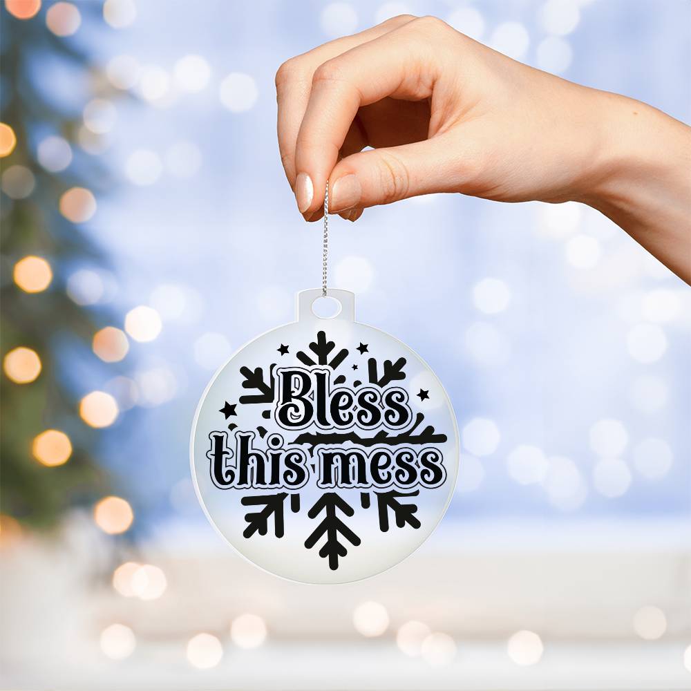 Family Christmas 002 - Acrylic Ornament