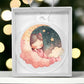 Sweet Dreams Baby Girl (Watercolor) 02 - Acrylic Ornament