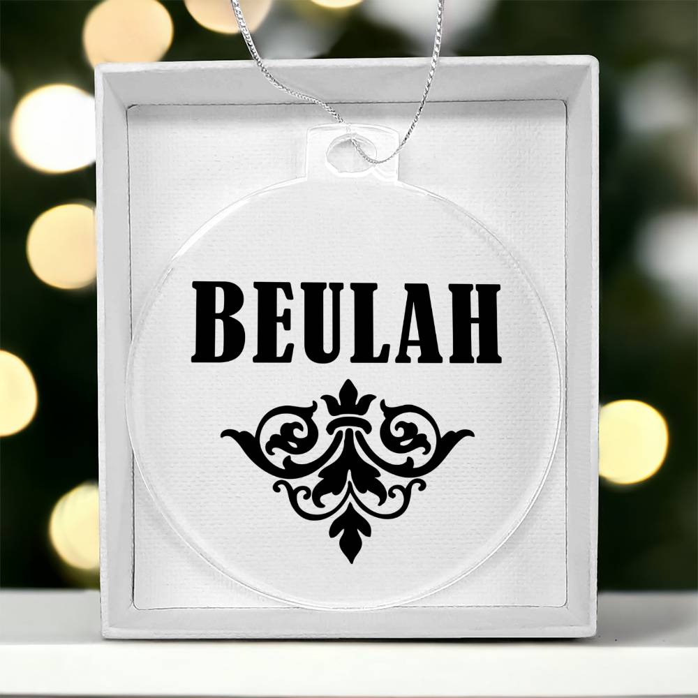 Beulah v01 - Acrylic Ornament