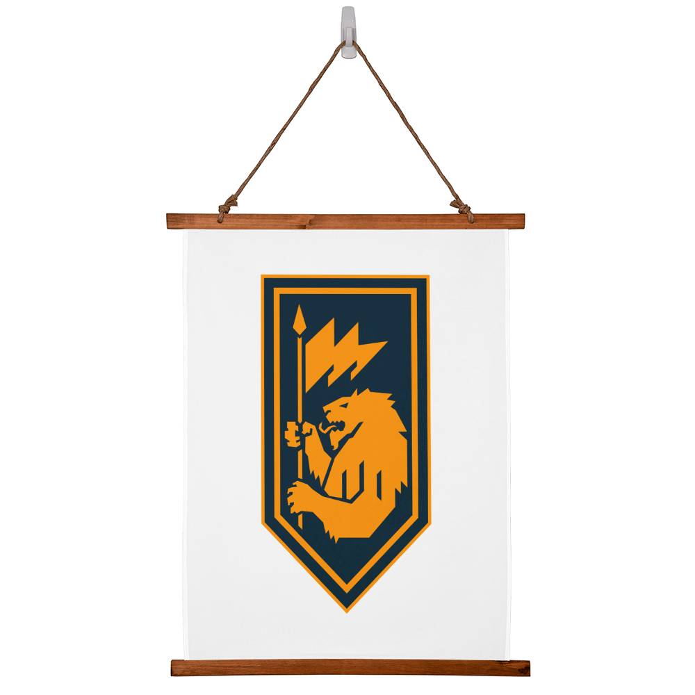 60th Mechanized Brigade (Ukraine) - 26" x 36" Wood Framed Wall Tapestry