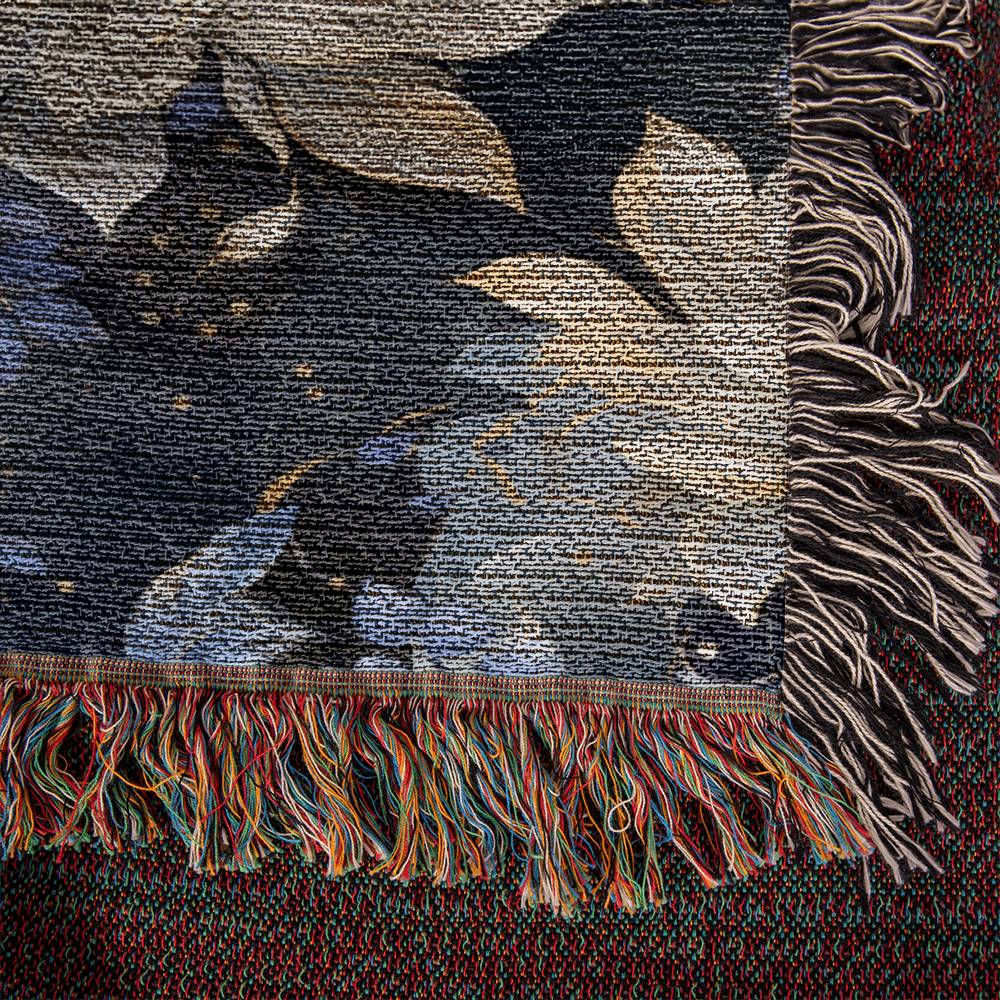 Nocturnal Bloom 08 - 50" x 60" Heirloom Woven Blanket