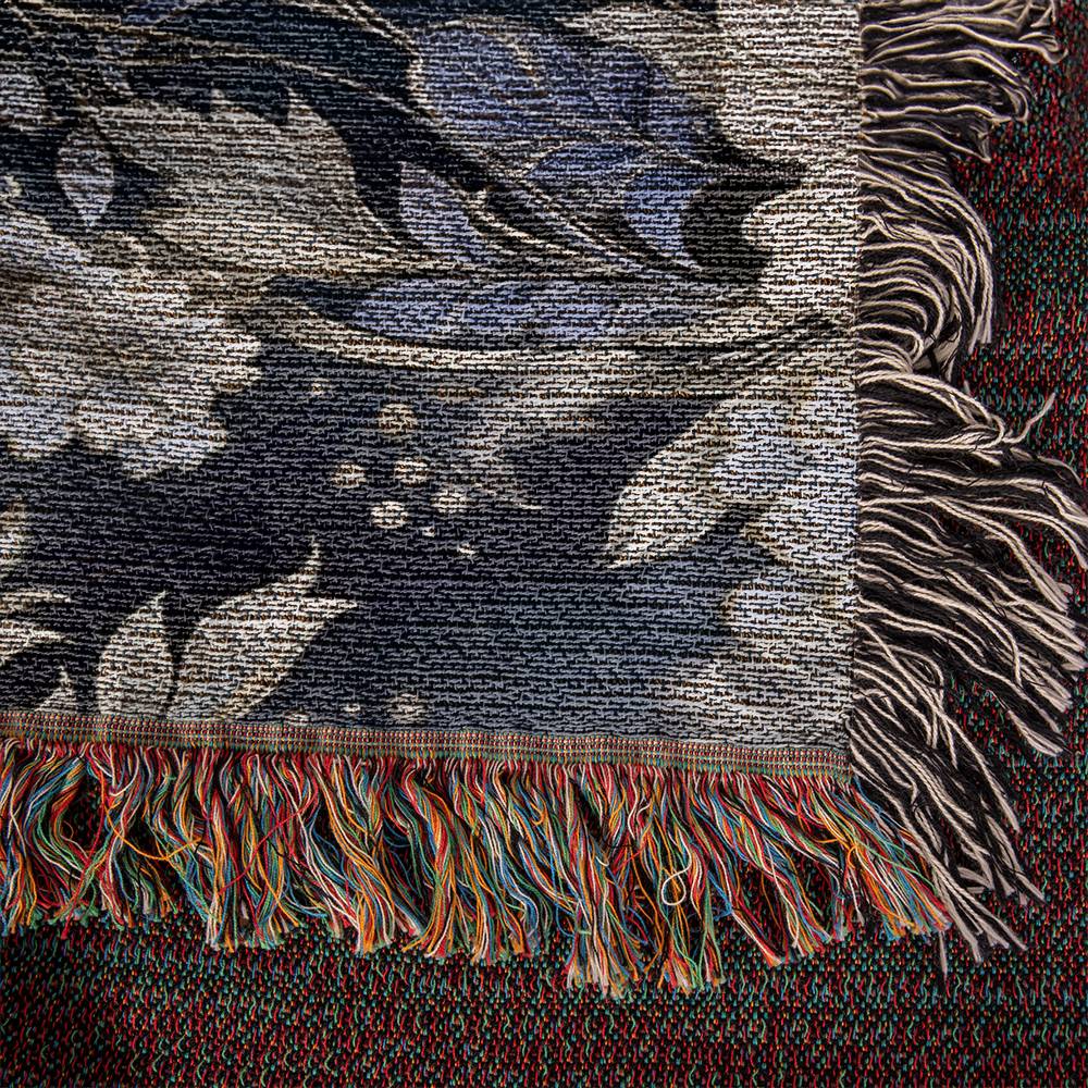 Nocturnal Bloom 12 - 50" x 60" Heirloom Woven Blanket
