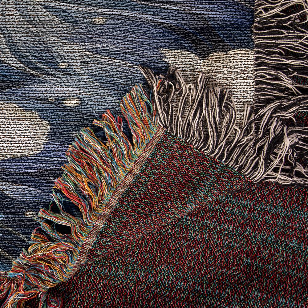 Nocturnal Bloom 07 - 50" x 60" Heirloom Woven Blanket