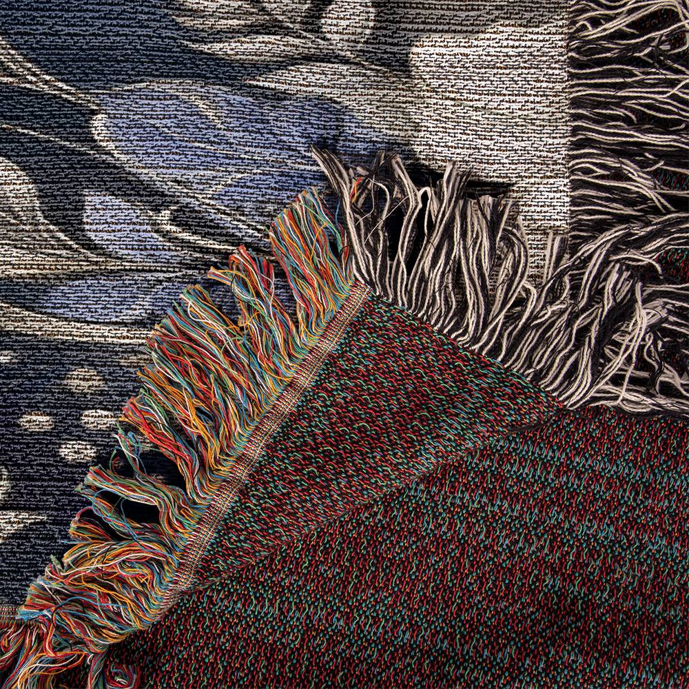 Nocturnal Bloom 12 - 50" x 60" Heirloom Woven Blanket