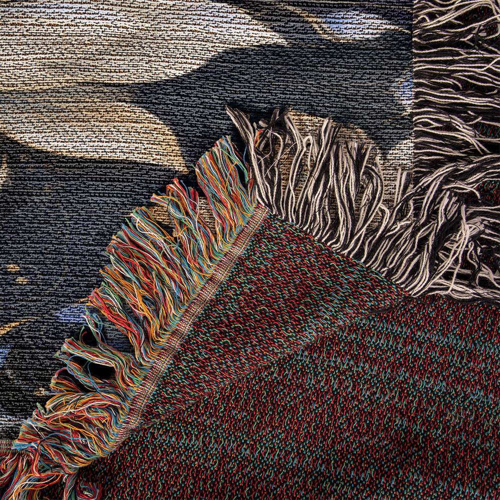 Nocturnal Bloom 08 - 50" x 60" Heirloom Woven Blanket