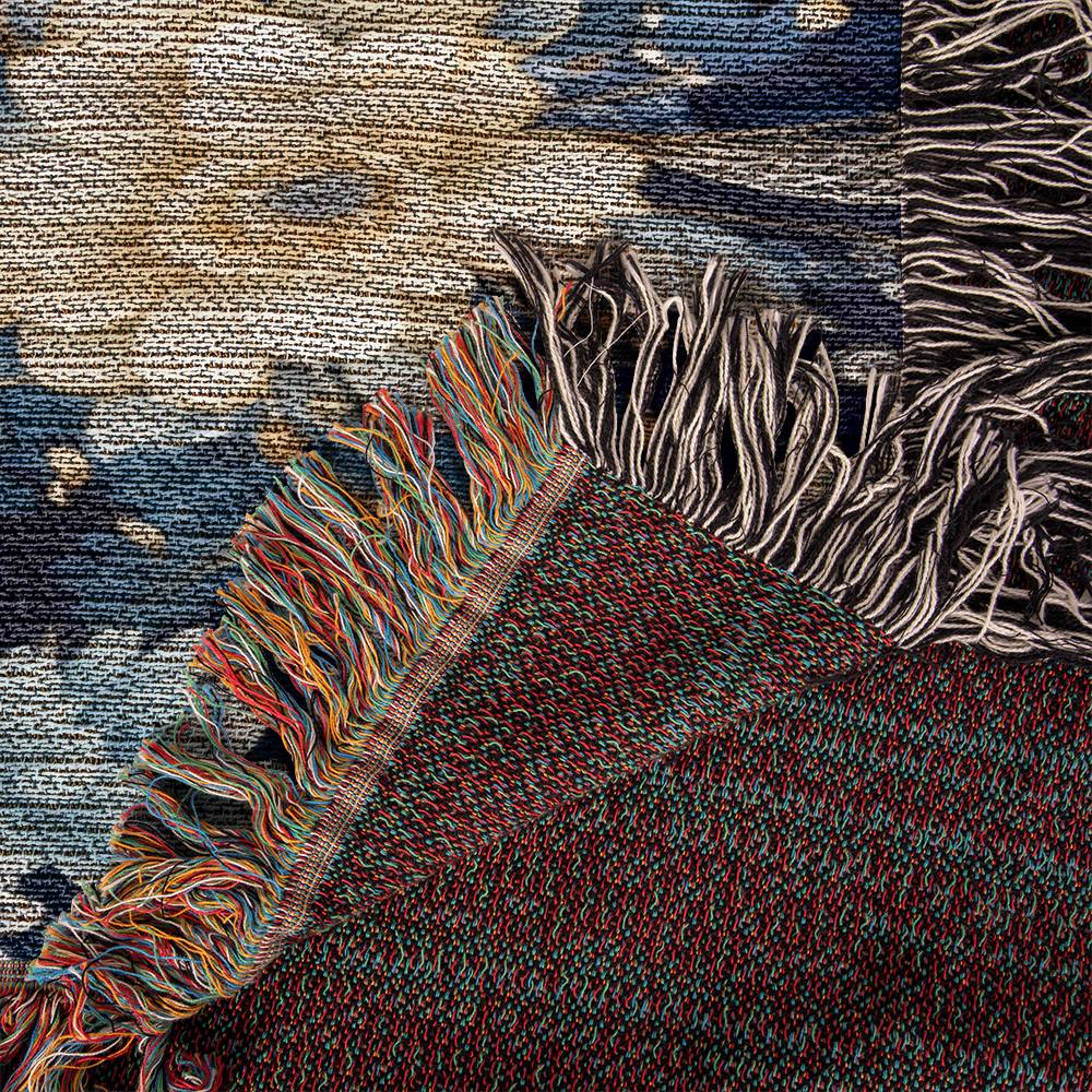 Nocturnal Bloom 01 - 50" x 60" Heirloom Woven Blanket